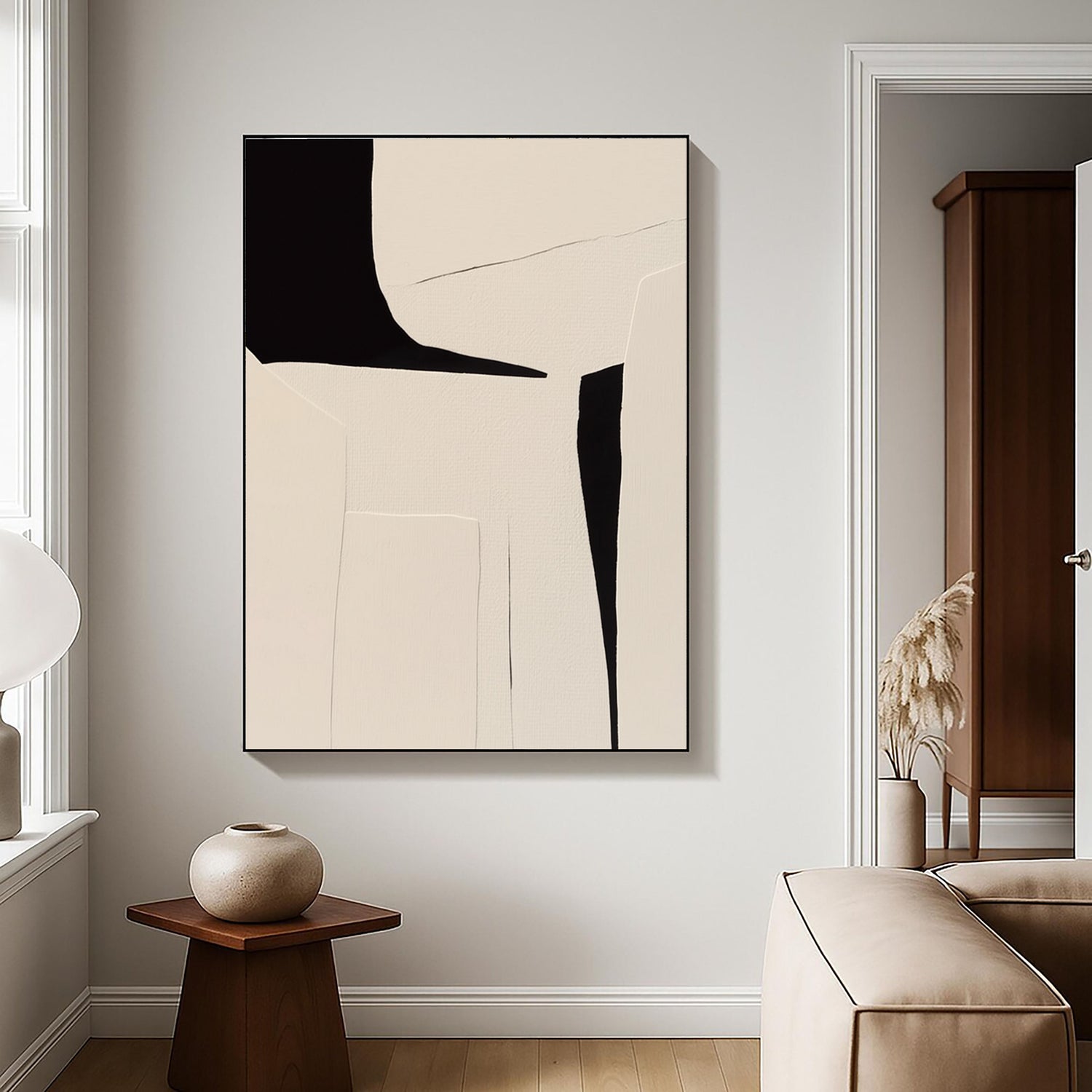 Abstract Art | Minimal Shape Balance Modern Abstract Wall Decor