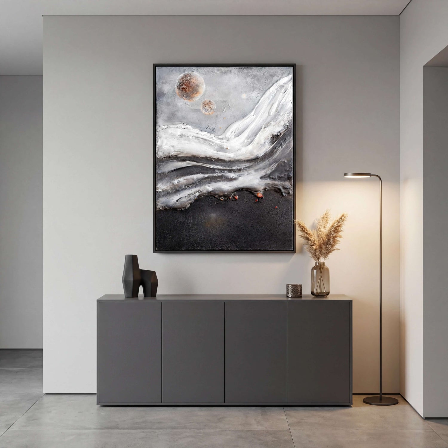 Surreal Art | Cosmic Landscape Drift Whimsical Wall Art