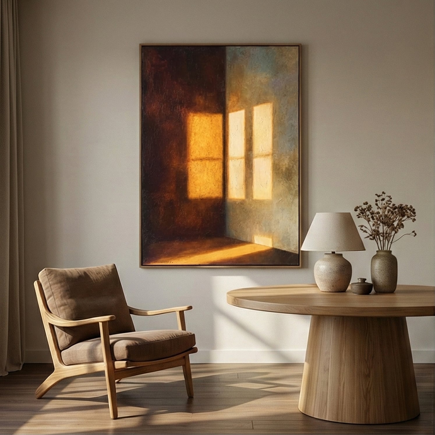 Impressionist Art | Sunlit Corne Canvas Landscape Wall Art