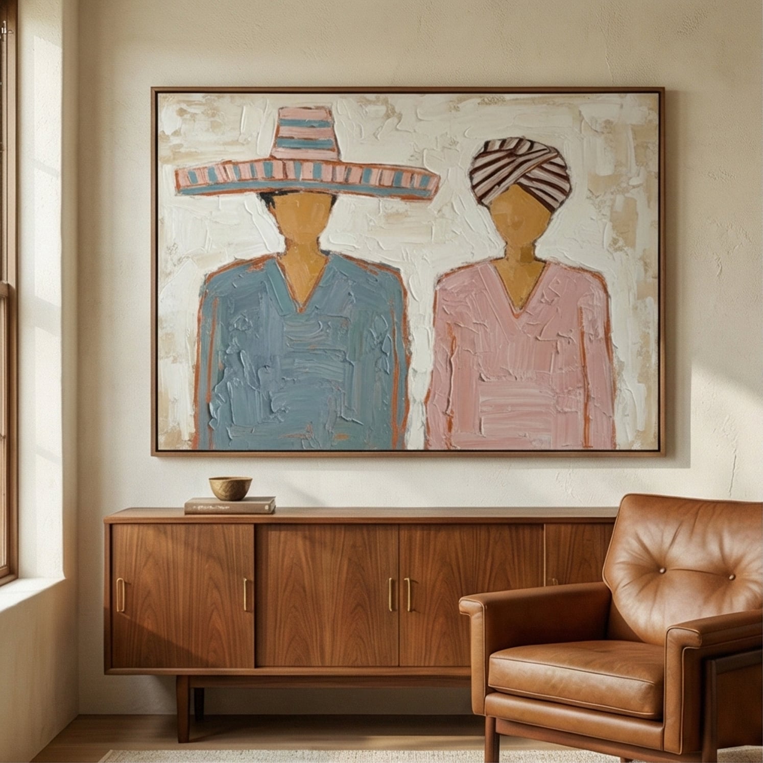 Vintage Americana Art | Quiet Companions Cowboy Western Wall Art
