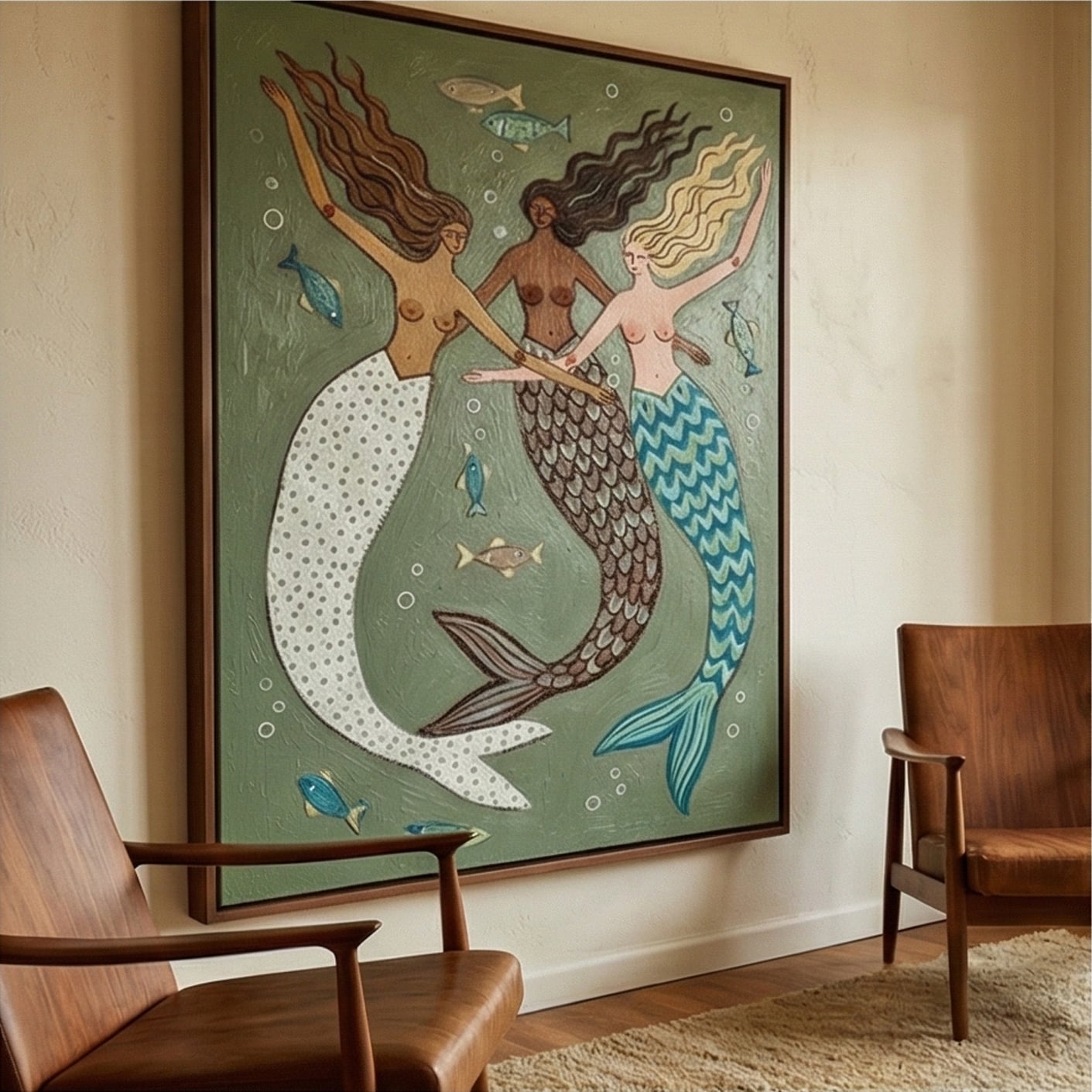 Surreal Art | Chromatic Tide Dreamlike Canvas Wall Art