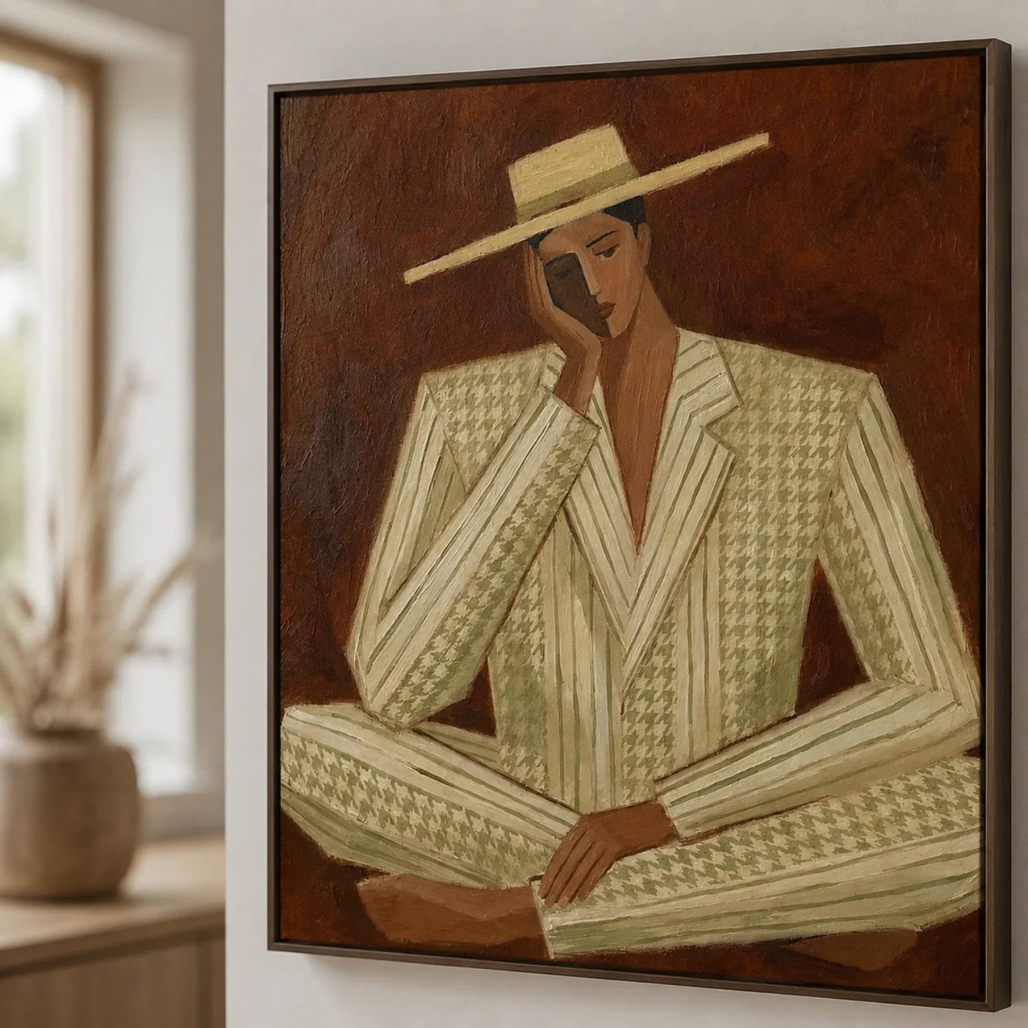 Vintage Americana Art | The Poise of Silence Western Gallery Wall Decor