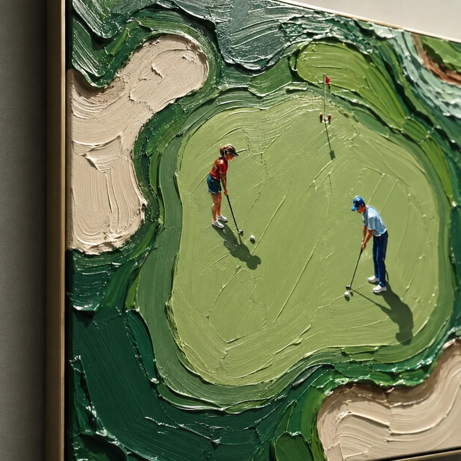 3D textured Art | The Quiet Measure Modern Textured Wall Art