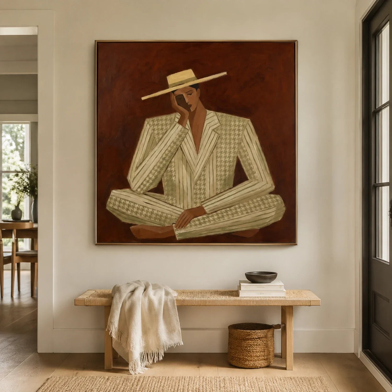 Vintage Americana Art | The Poise of Silence Western Gallery Wall Decor