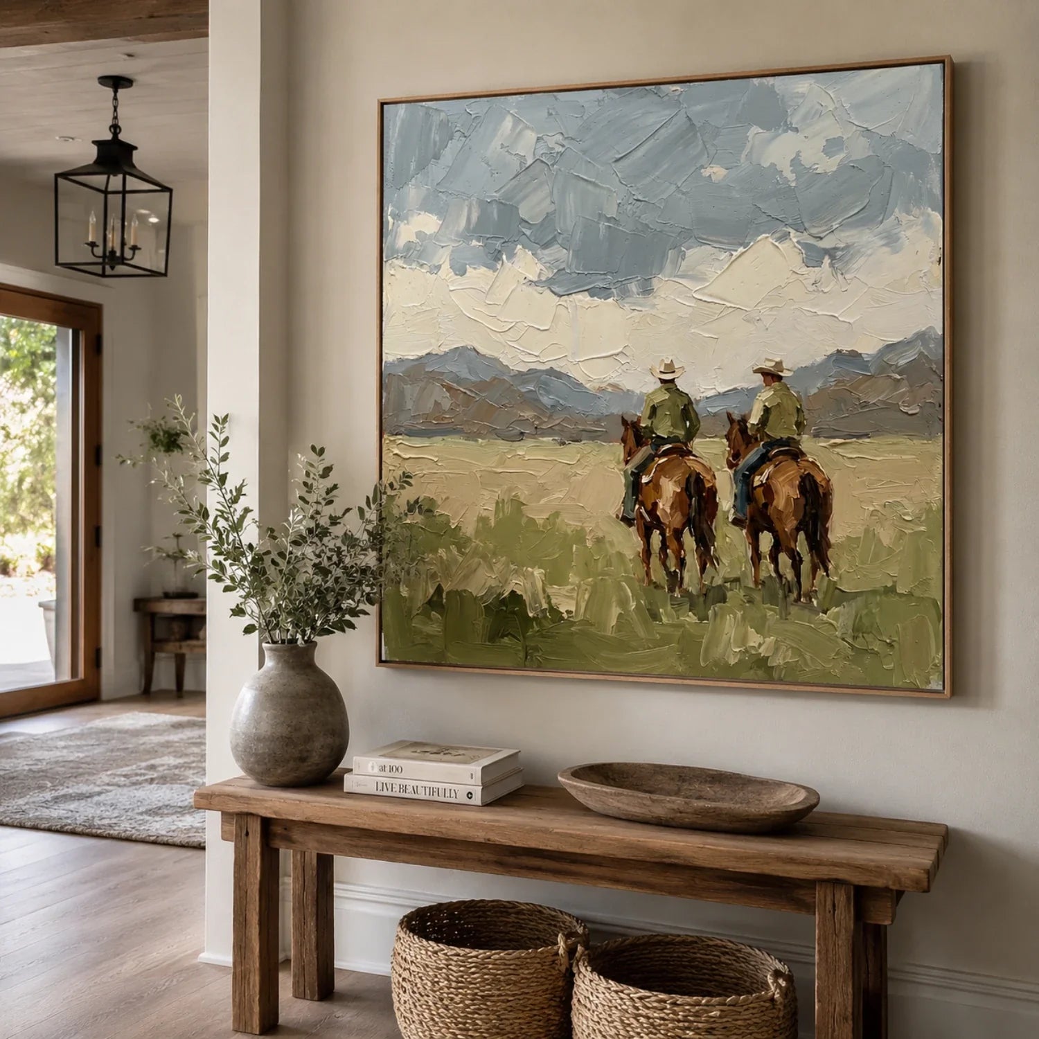 Vintage Americana Art | Beyond the Open Range Western Gallery Wall Decor