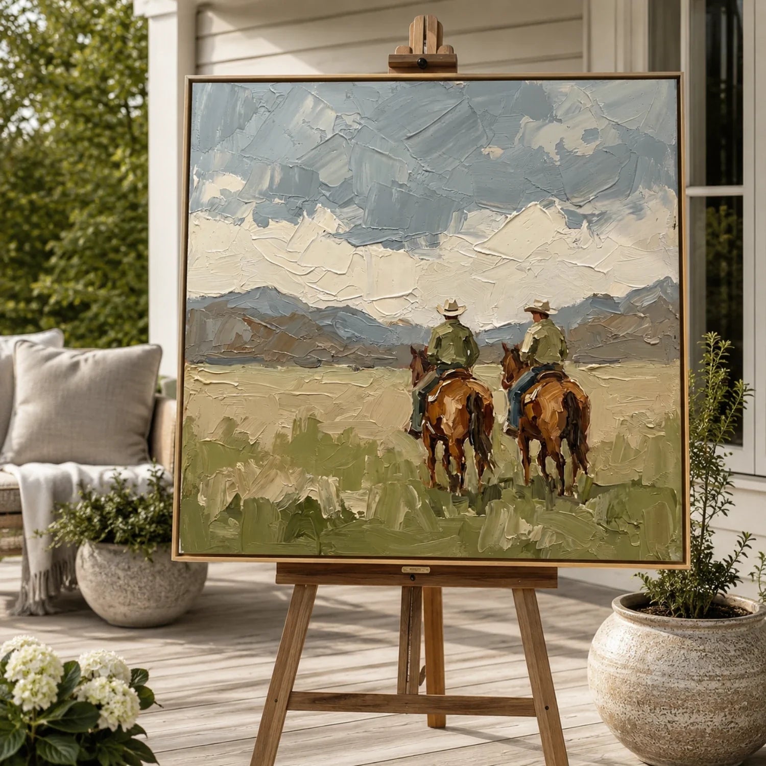 Vintage Americana Art | Beyond the Open Range Western Gallery Wall Decor