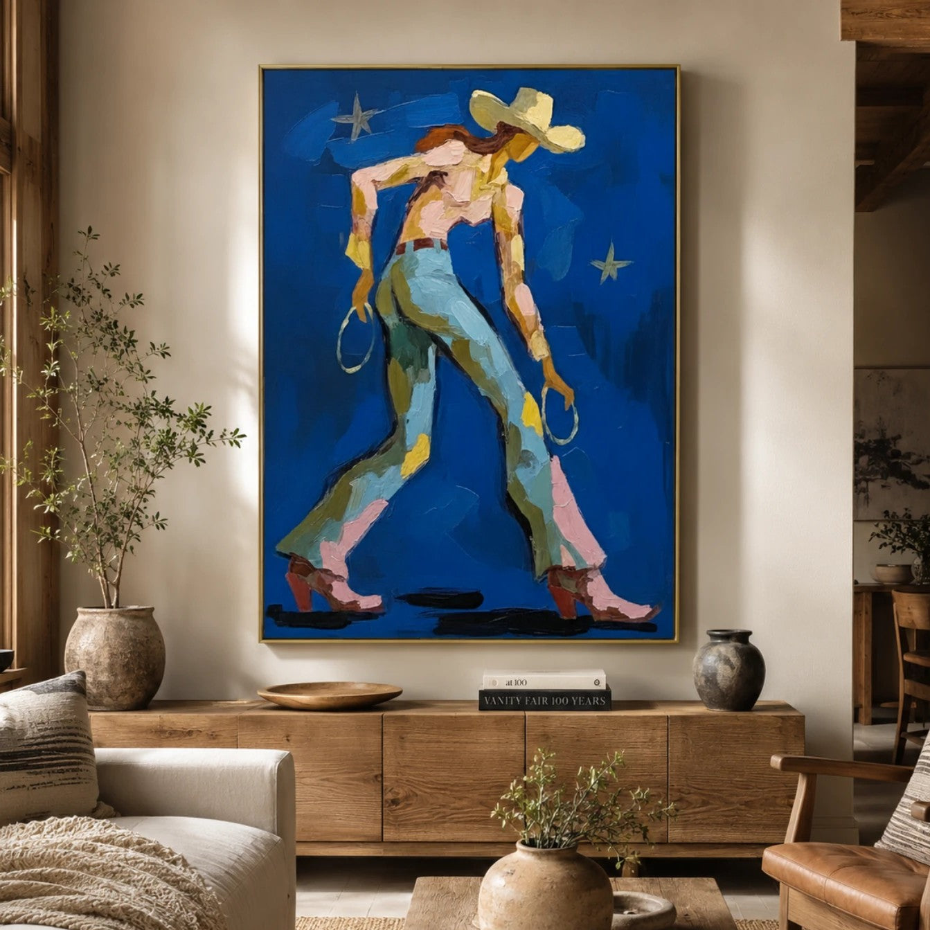 POP Art | Star & Rope Dancer Colorful Living Room Wall Decor