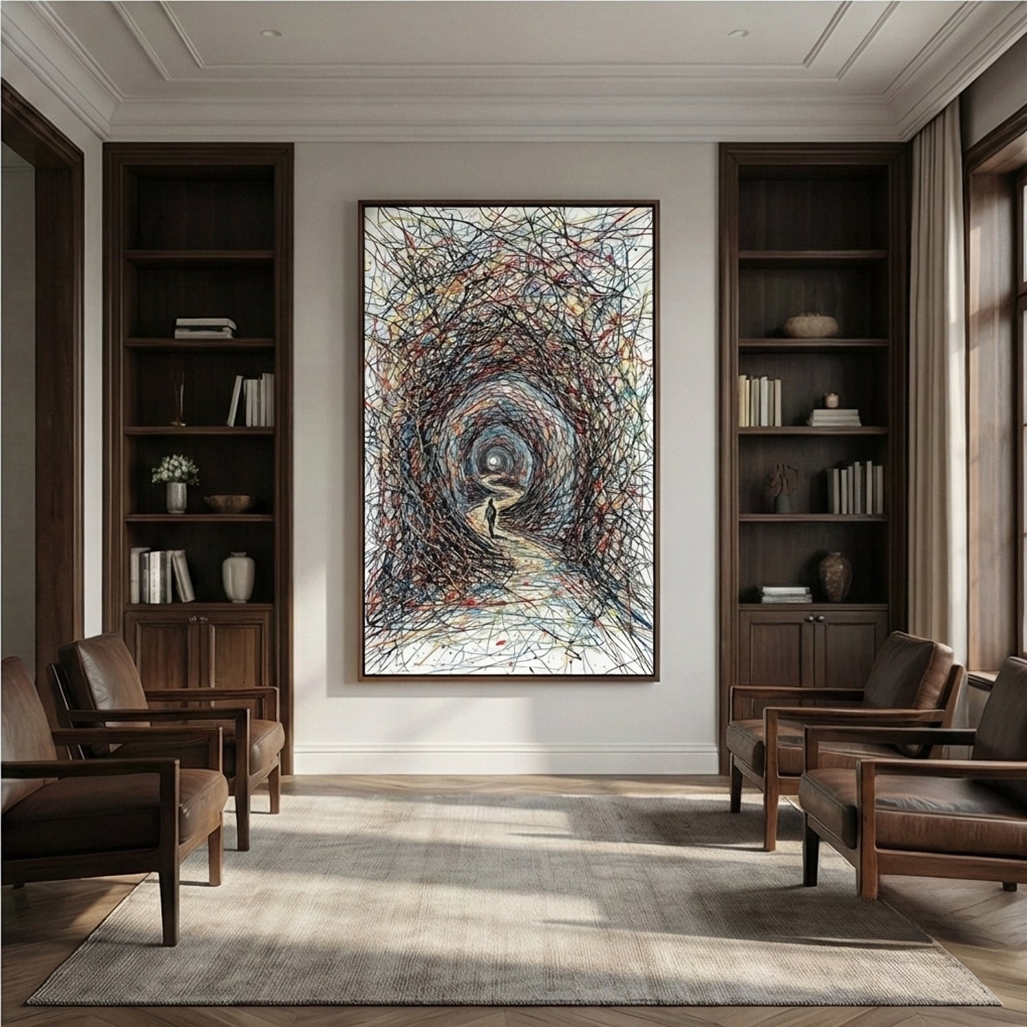 Surreal Art | Path Explorer Dreamlike Canvas Wall Art