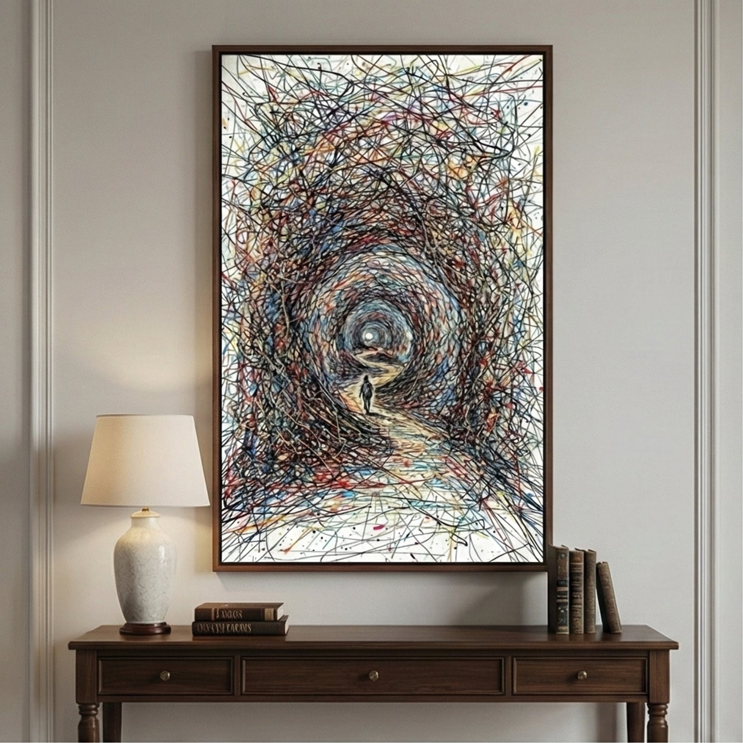 Surreal Art | Path Explorer Dreamlike Canvas Wall Art