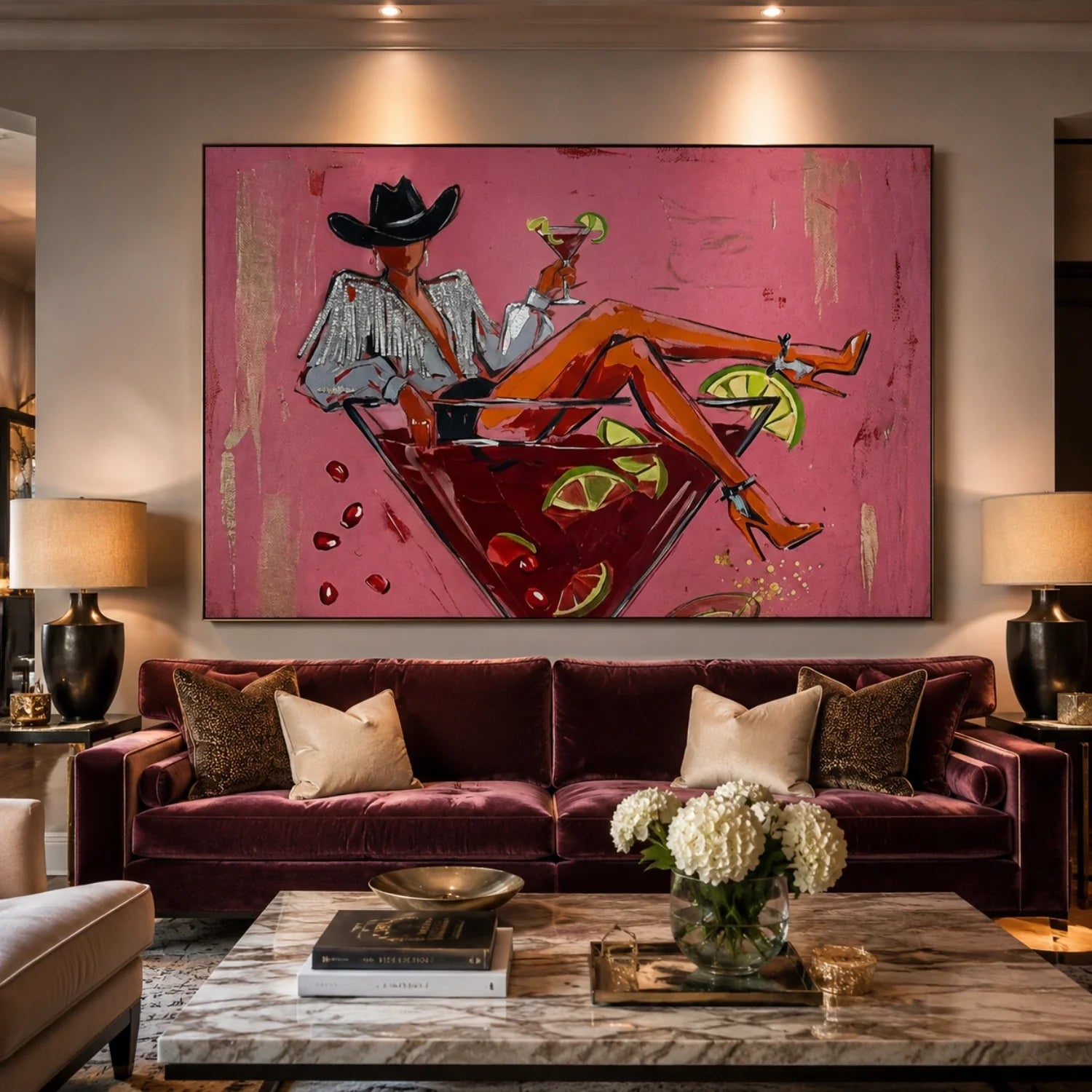 POP Art | Velvet Rodeo Libation Western Canvas Wall Decor