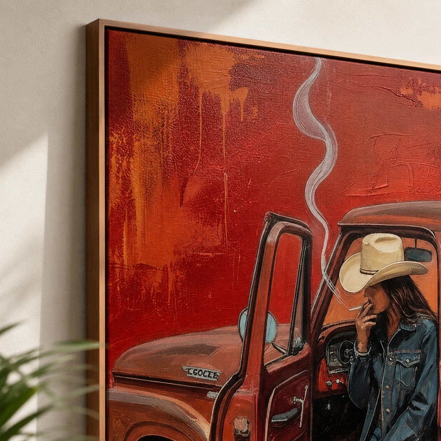 POP Art | Rust & Cowgirl Haze Western Cowgirl Wall Art