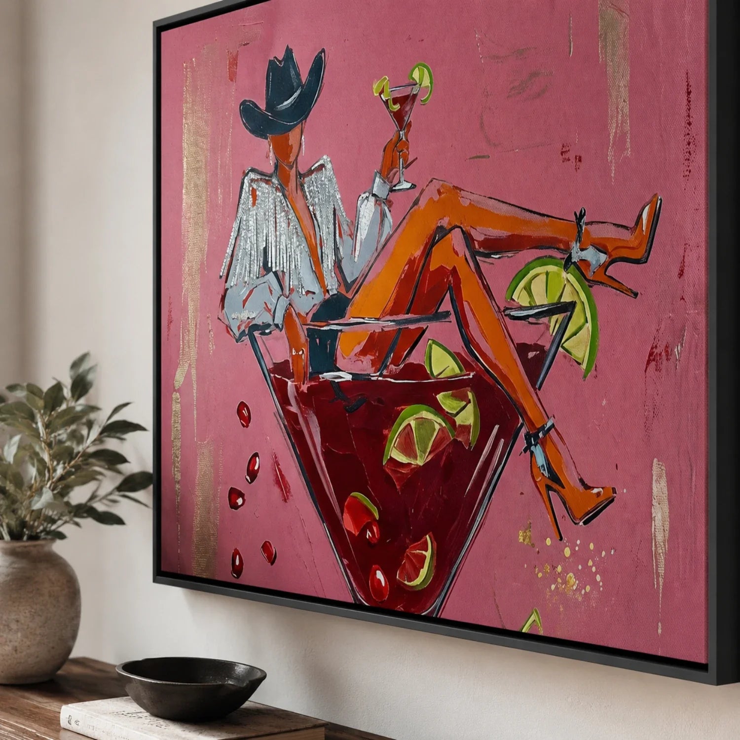 POP Art | Velvet Rodeo Libation Western Canvas Wall Decor