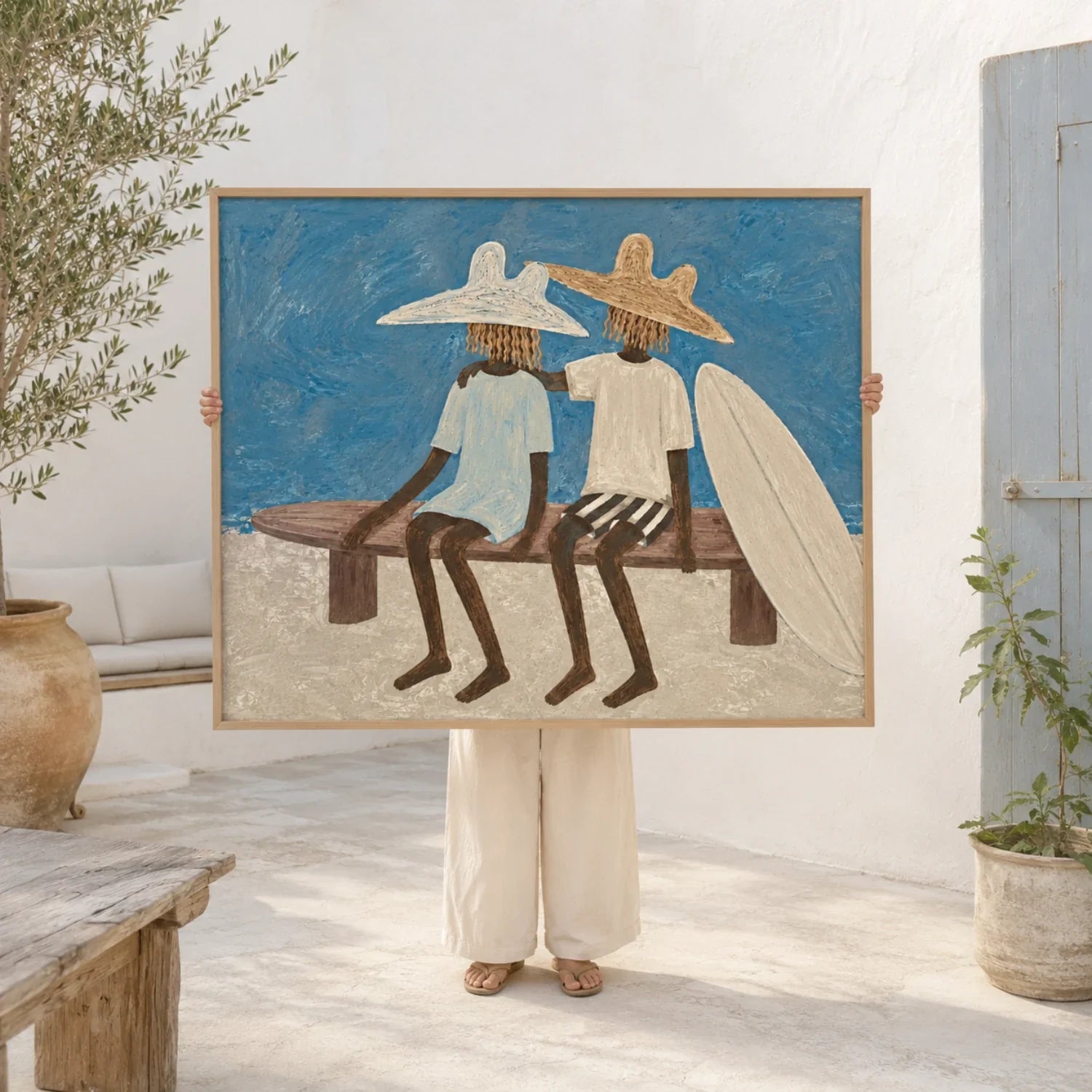 Vintage Americana Art | Surfside Companions Western Gallery Wall Decor