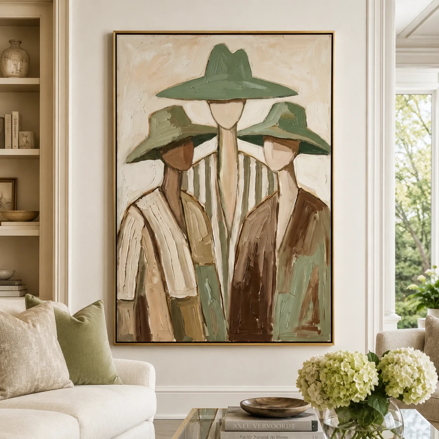 Vintage Americana Art | Three Companions Western Canvas Wall Decor