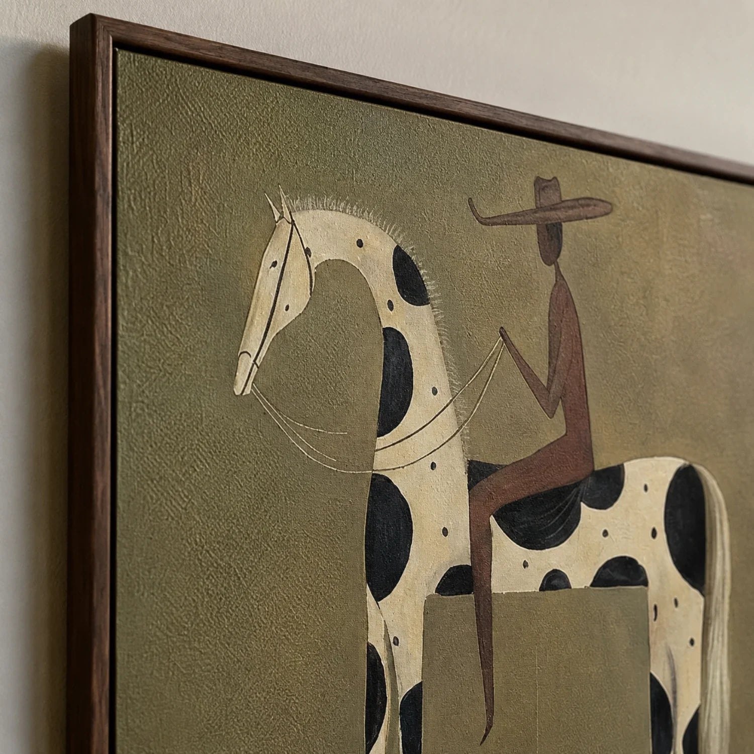 Vintage Americana Art | Quiet Dominion Cowboy Western Wall Art