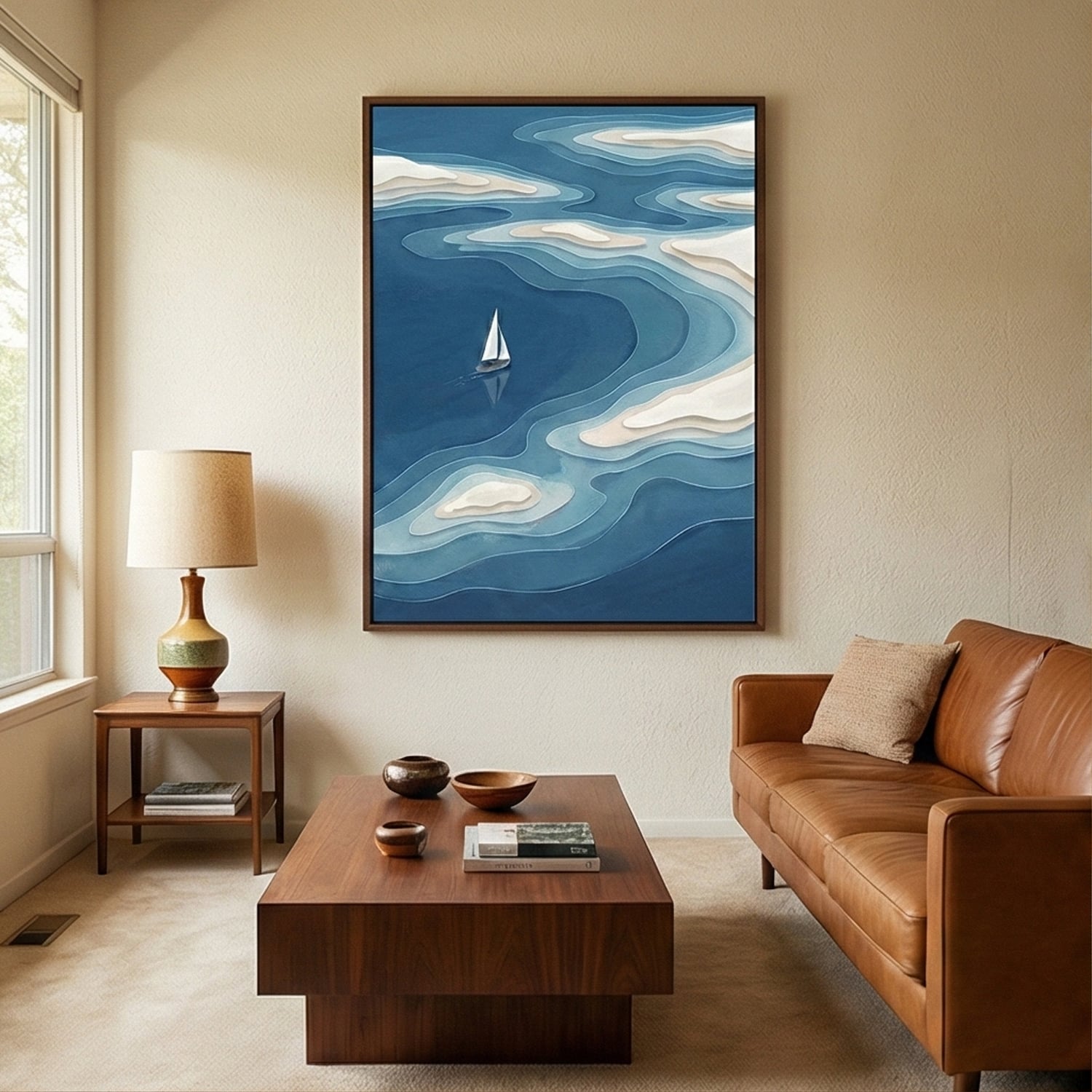Impressionist Art | Ocean Voyage Soft Landscape Canvas Wall Art