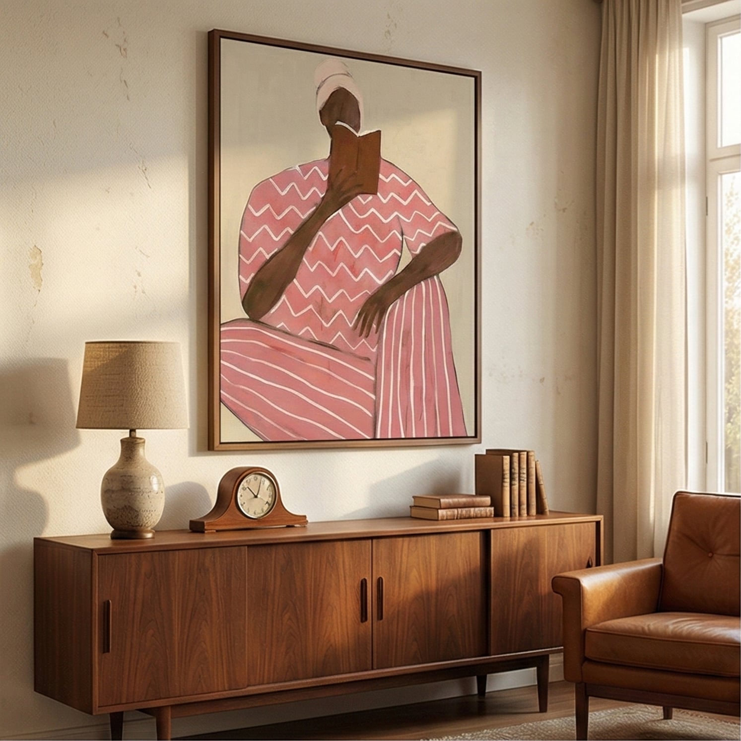 Surreal Art | Cozy-Zigzag Reader Whimsical Surreal Wall Art