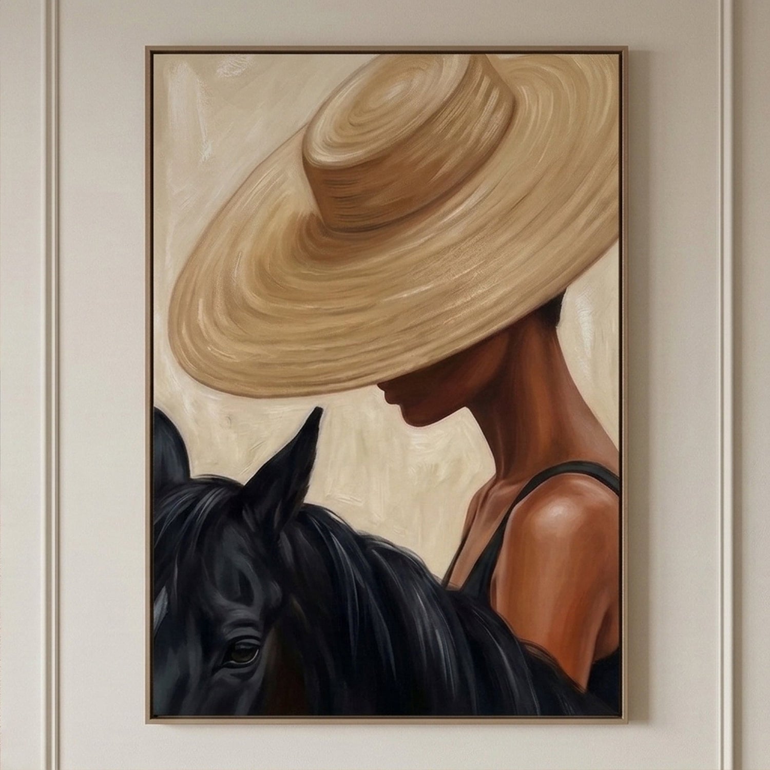 Vintage Americana Art | Velvet Brim Muse Rustic Living Room Wall Art