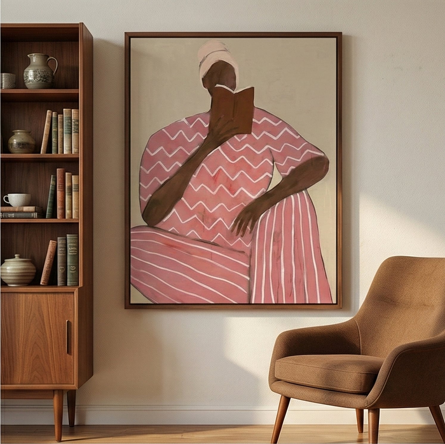 Surreal Art | Cozy-Zigzag Reader Whimsical Surreal Wall Art