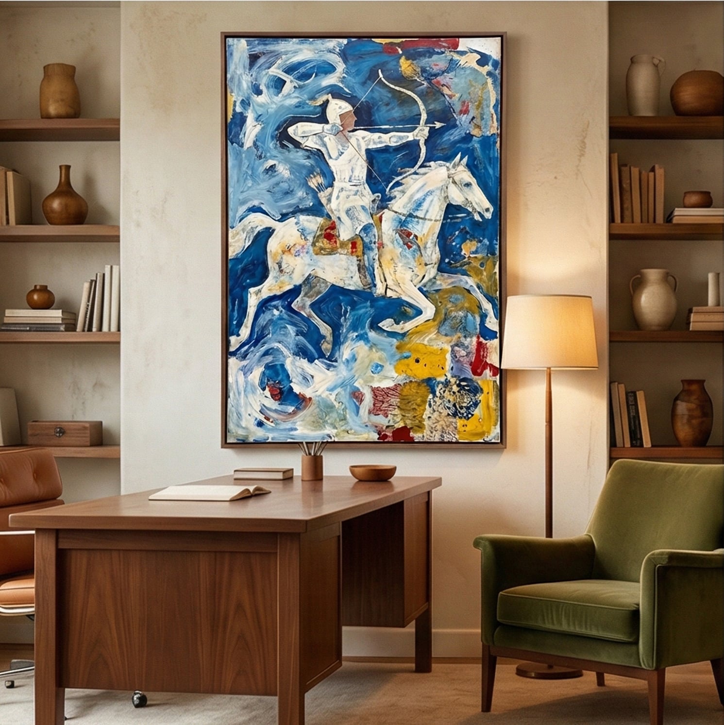 Surreal Art | Horse Archer Whimsical Surreal Wall Art