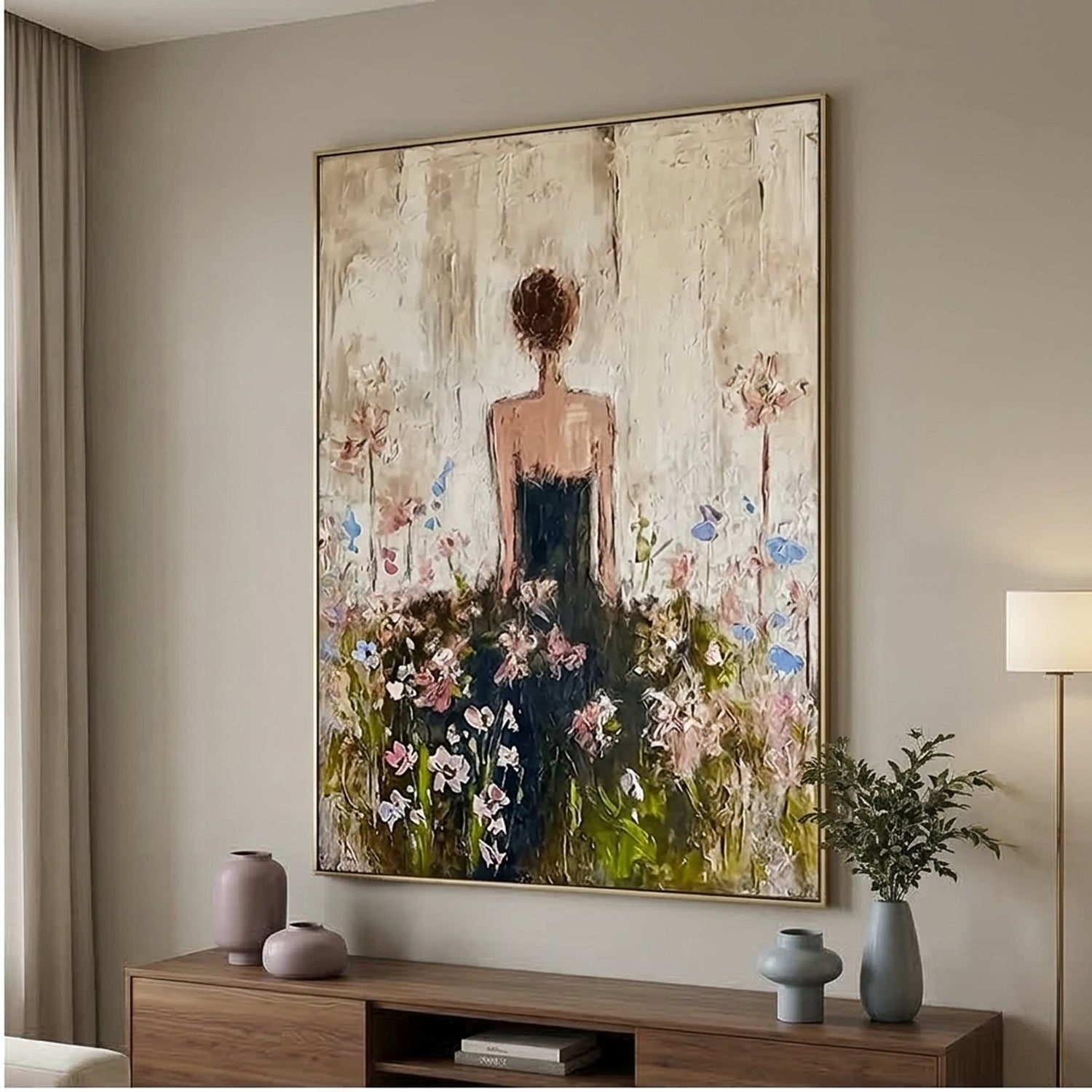 Impressionist Art | Petal Veil Floral Canvas Wall Decor