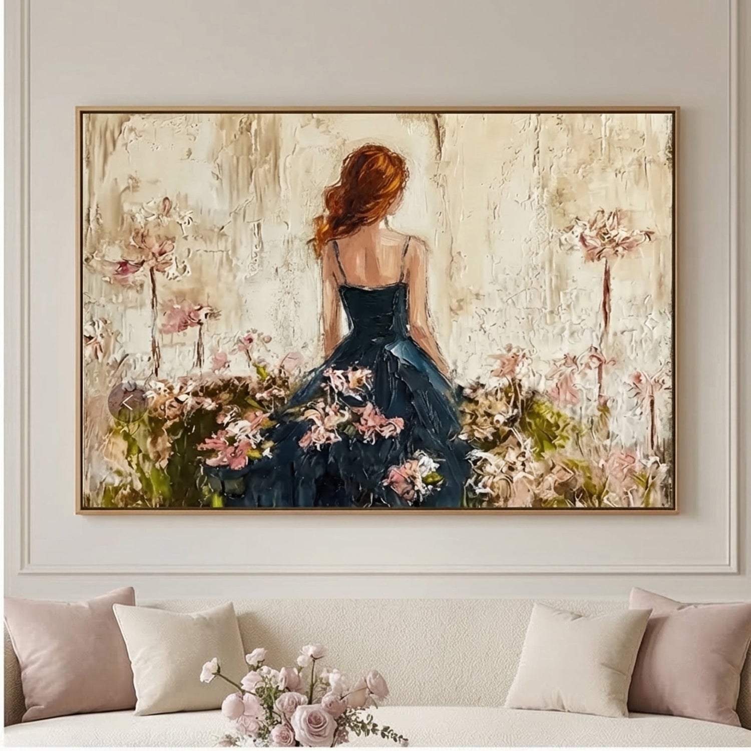 Impressionist Art | Ember Bloom Floral Canvas Wall Decor