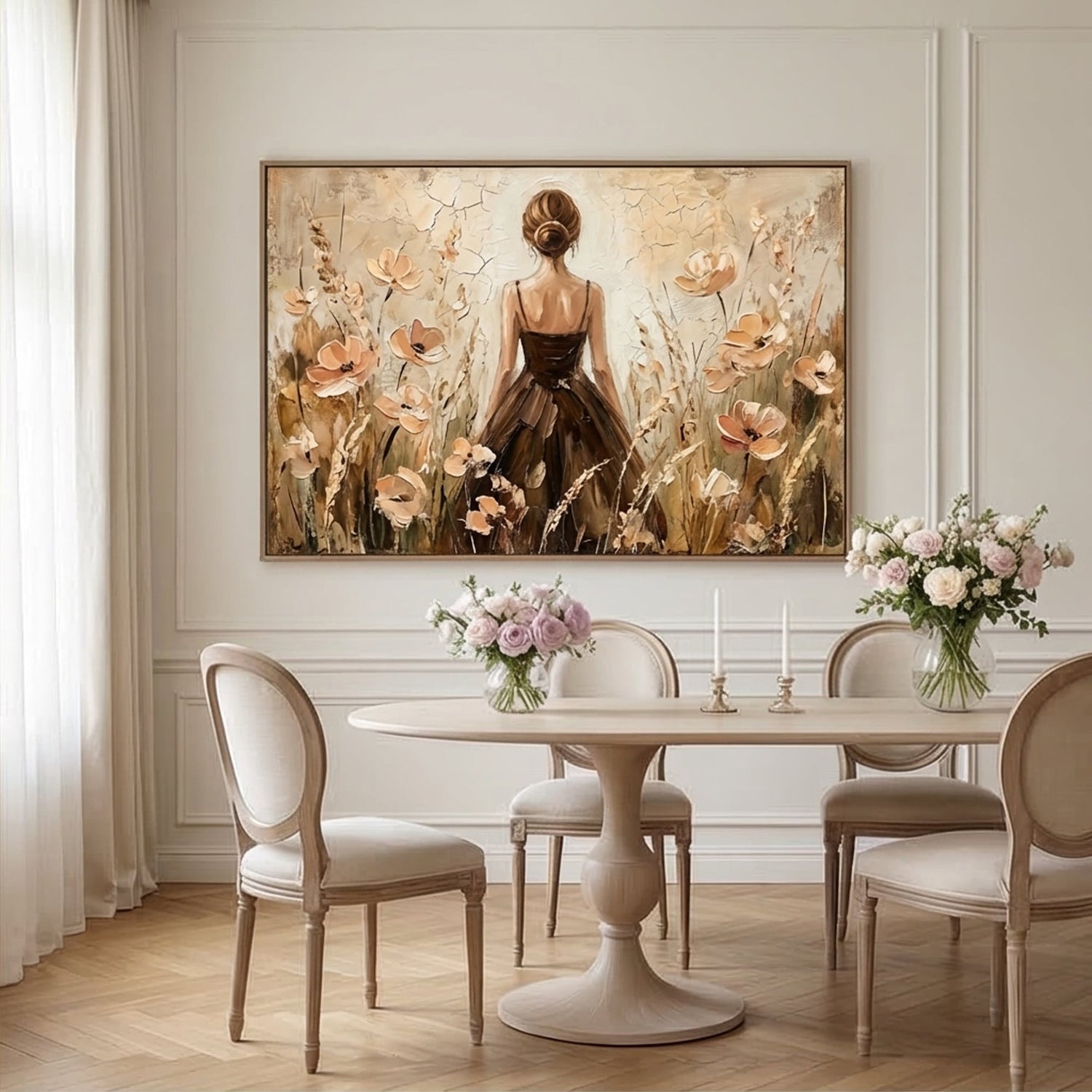 Impressionist Art | Whispering Petals Floral Canvas Wall Decor
