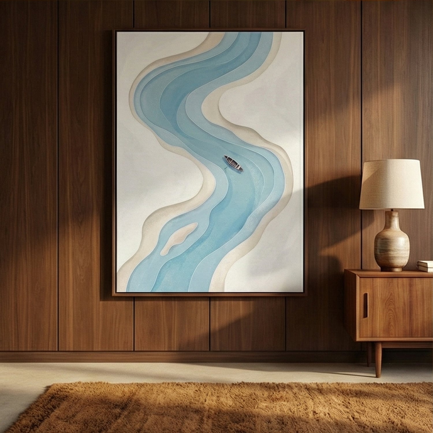 Impressionist Art | Long Flow Floral Canvas Wall Art