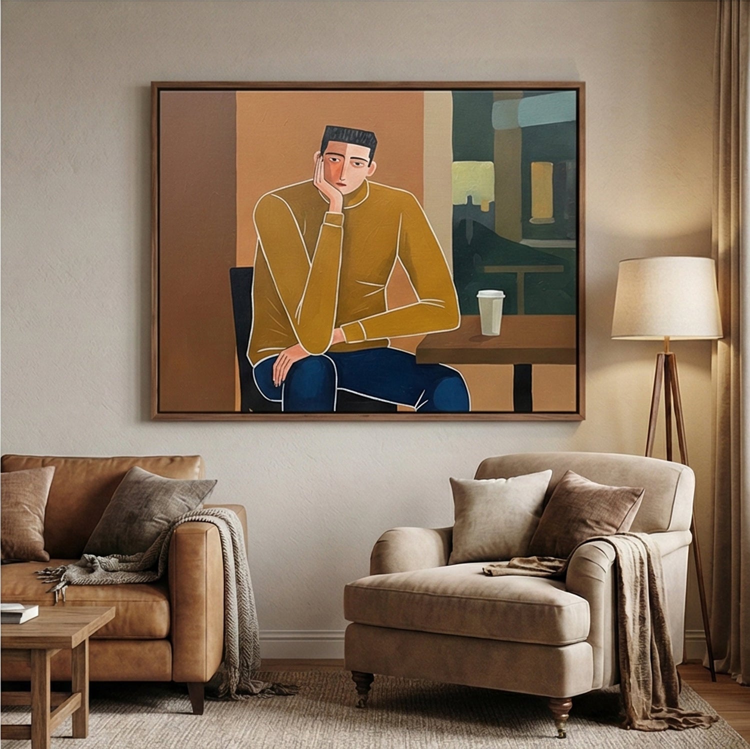 Vintage Americana Art | Quiet Interlude Southwest Home Decor Canvas