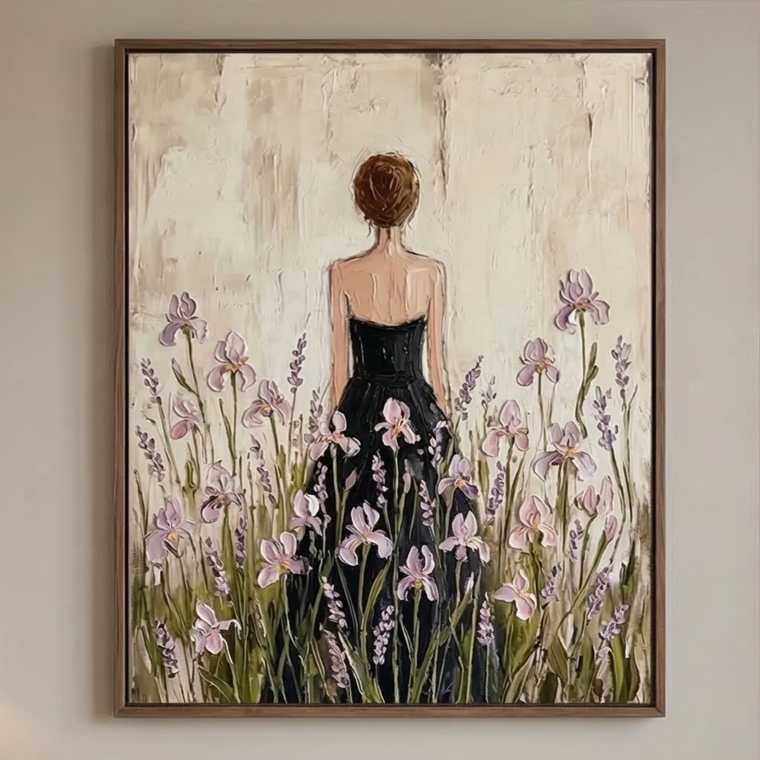 Impressionist Art | Iris Hush Floral Canvas Wall Decor