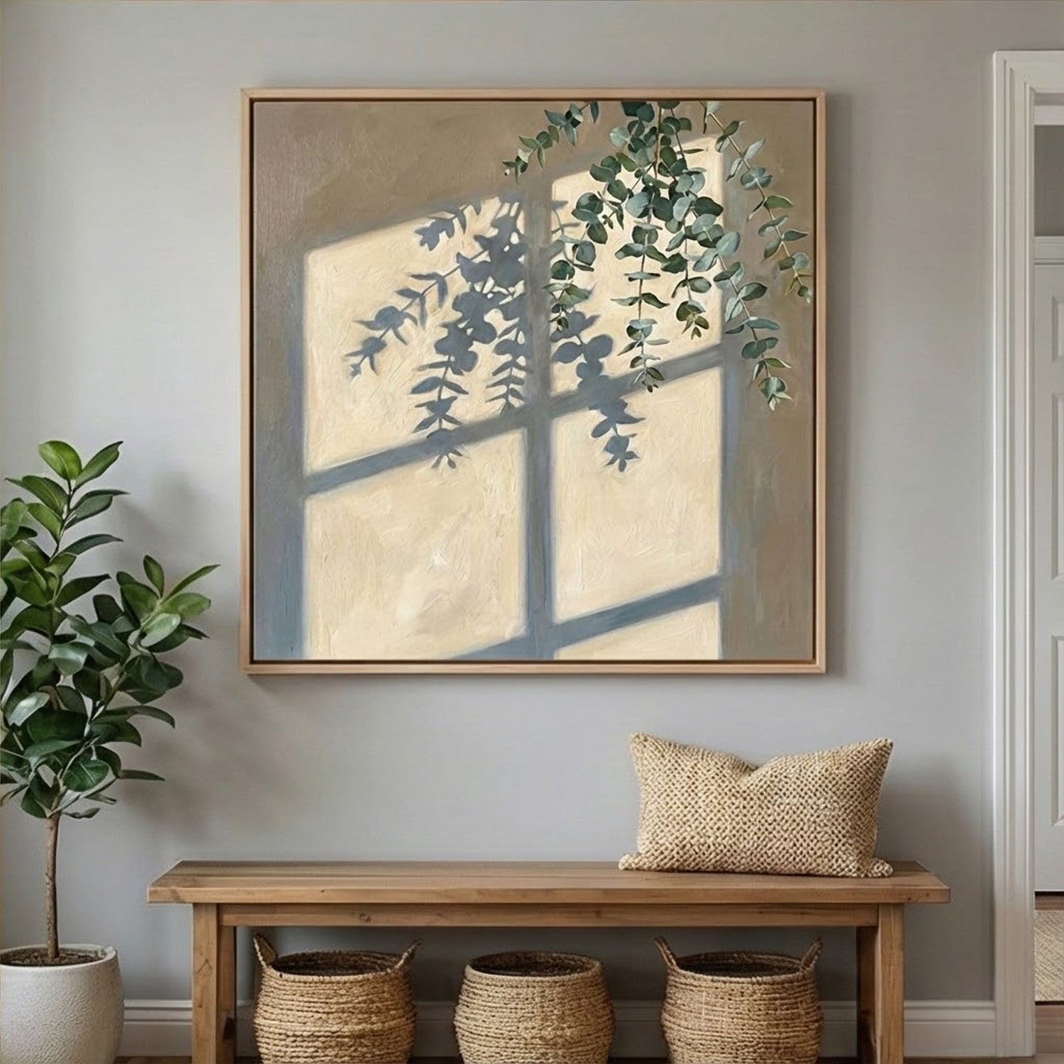 Impressionist Art | Eucalyptus Glow Canvas Landscape Wall Art