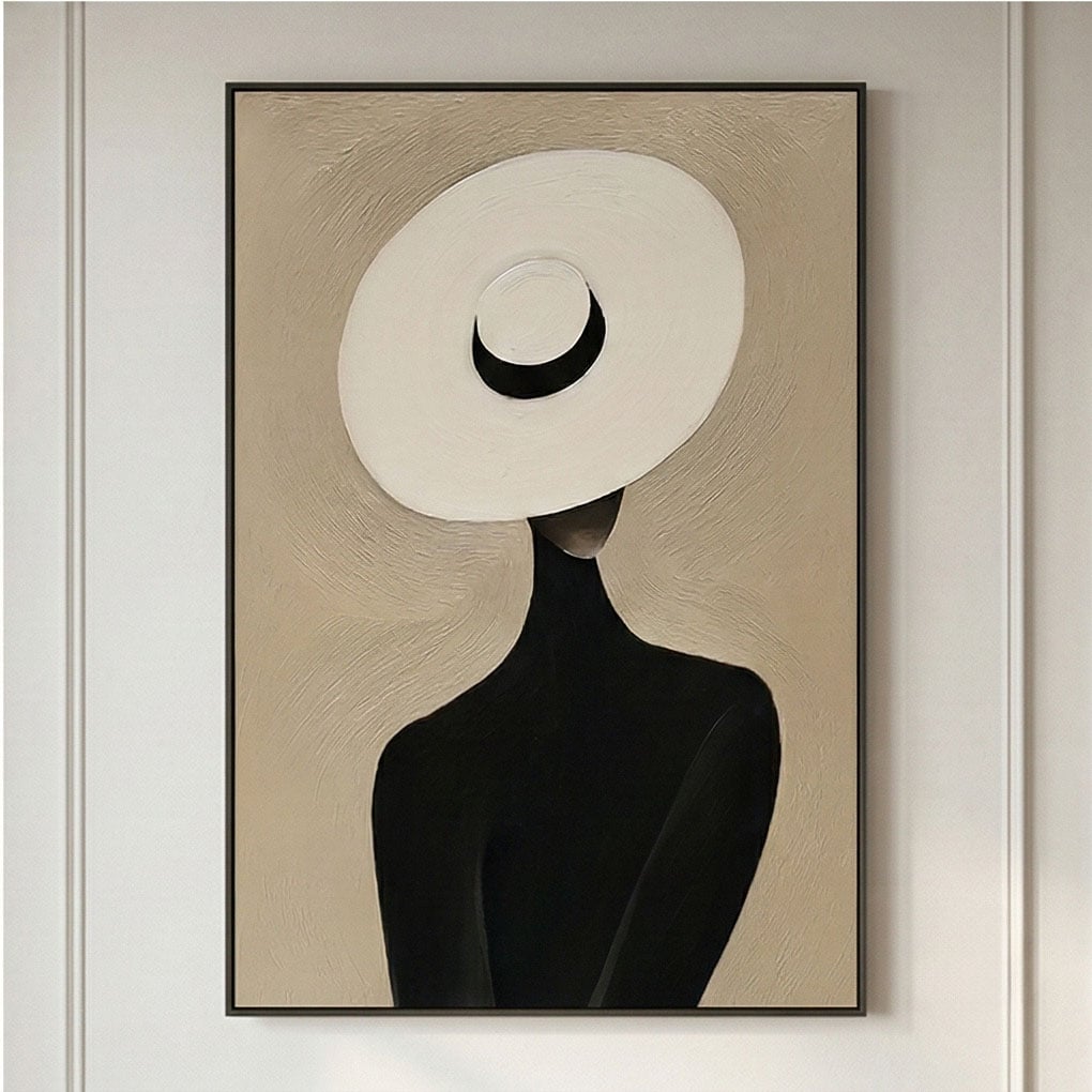 Vintage Americana Art | White Hat Muse Southwest Home Decor Canvas
