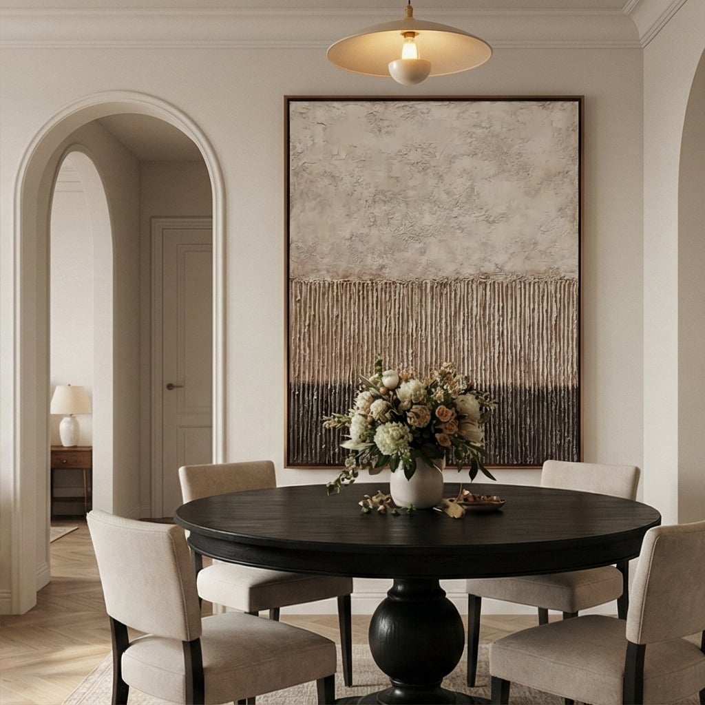 Wabi-Sabi Art | Horizon in Clay Neutral Earth Tone Wall Art
