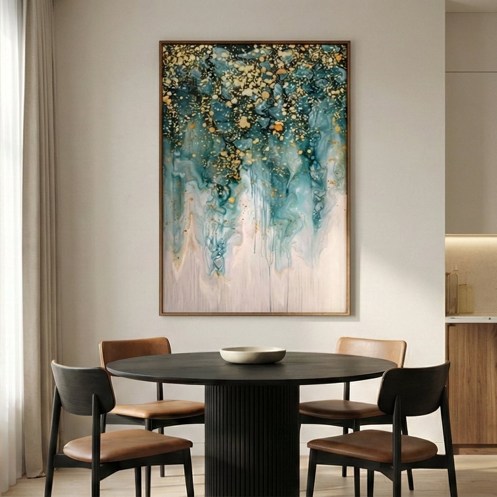 Contemporary Luxe Art | Celestial Drift Modern Luxe Wall Decor