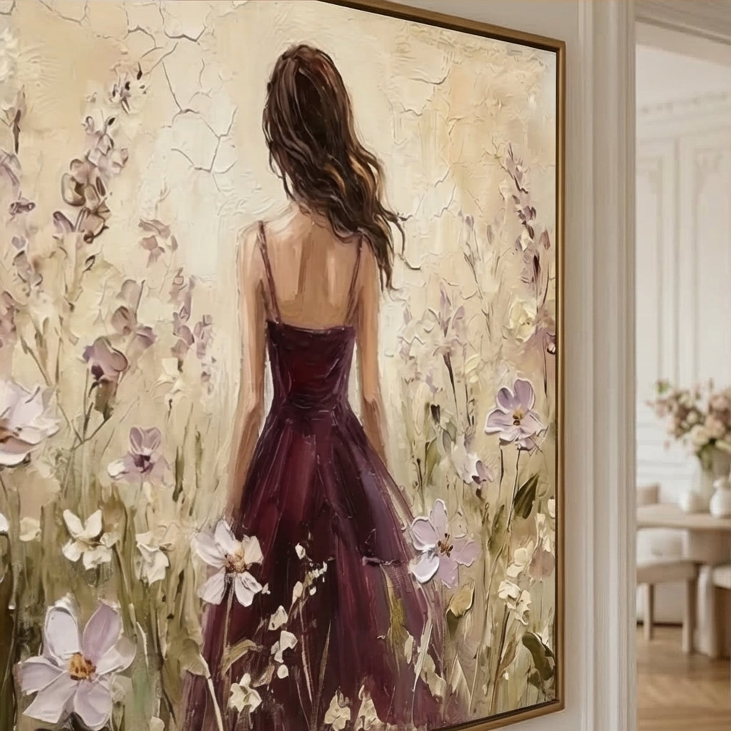 Impressionist Art | Velvet Meadow Light Filled Bedroom Wall Art