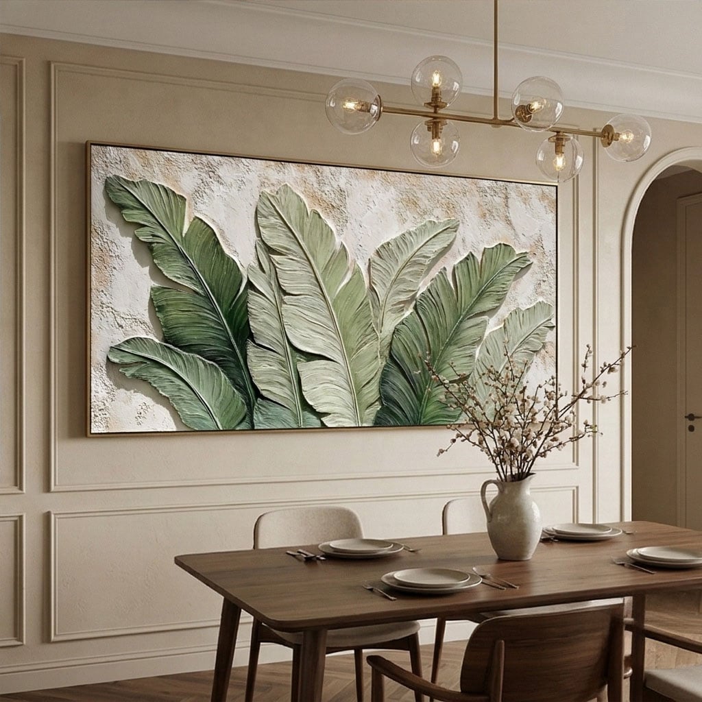 3D-Textured Art | Palm Reverie Botanical Textured Wall Art