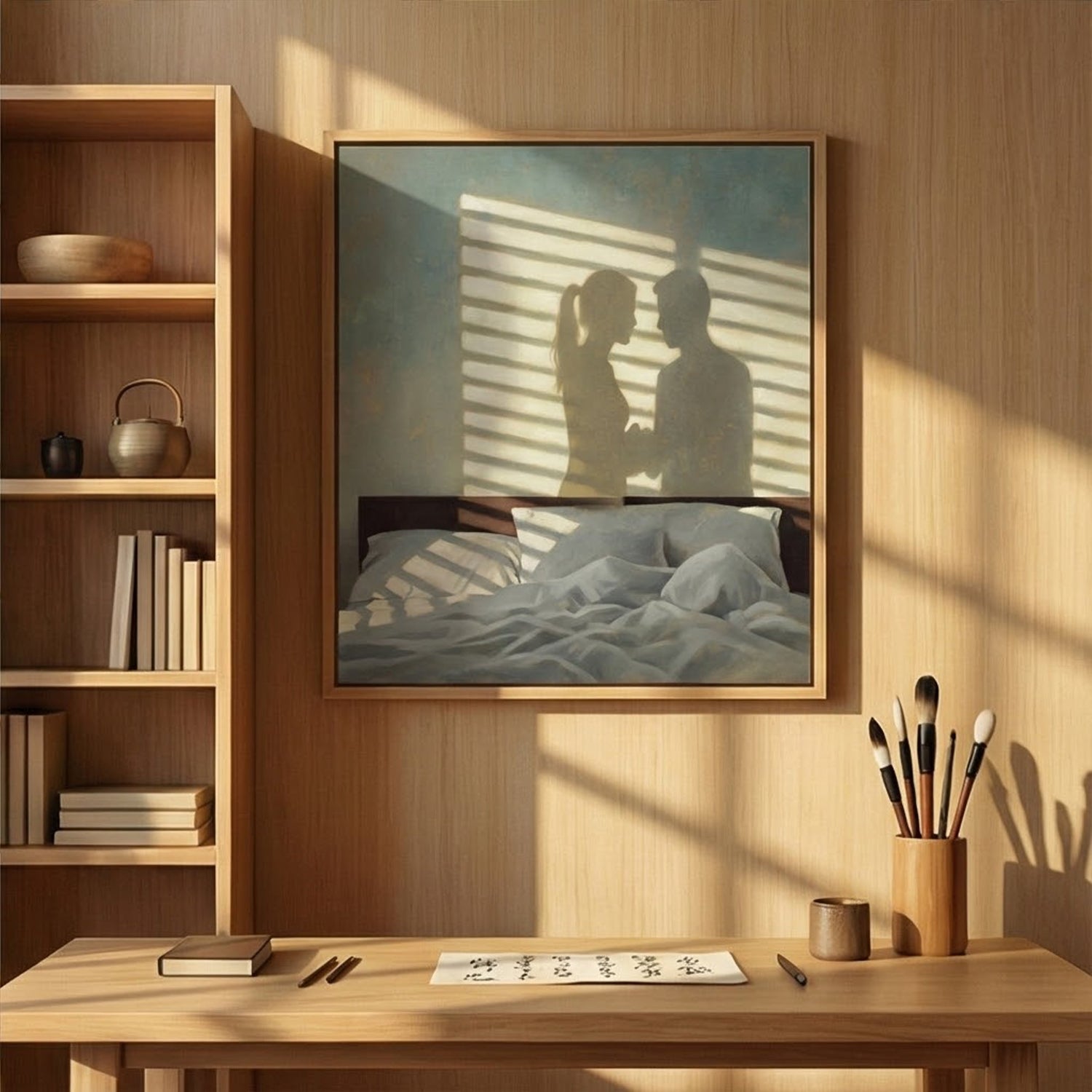 Impressionist Art | Soft Morning Echo Light Filled Bedroom Wall Art