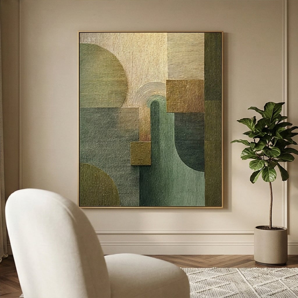 3D textured Art | Architectural Lullaby Textured Canvas Wall Art