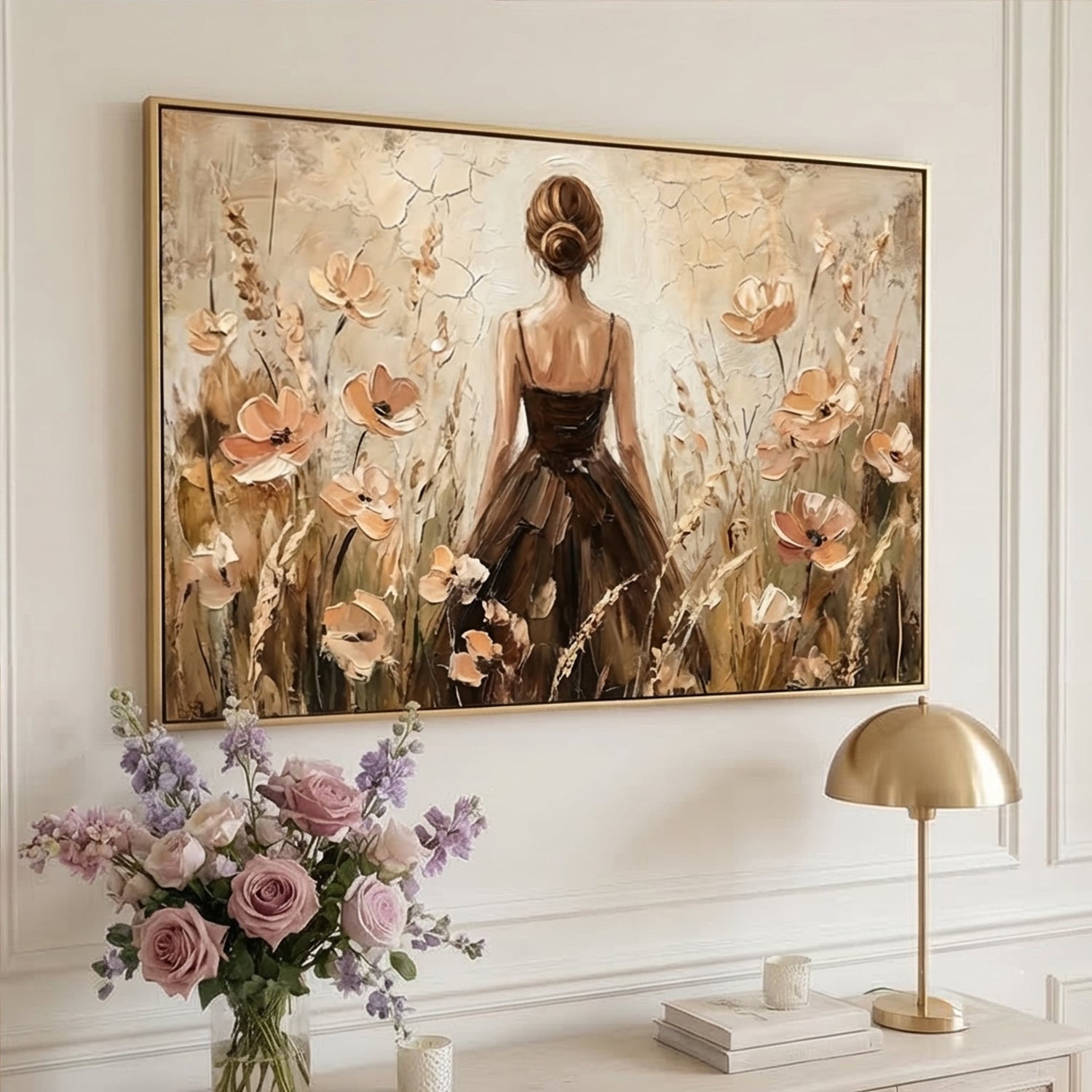 Impressionist Art | Whispering Petals Floral Canvas Wall Decor