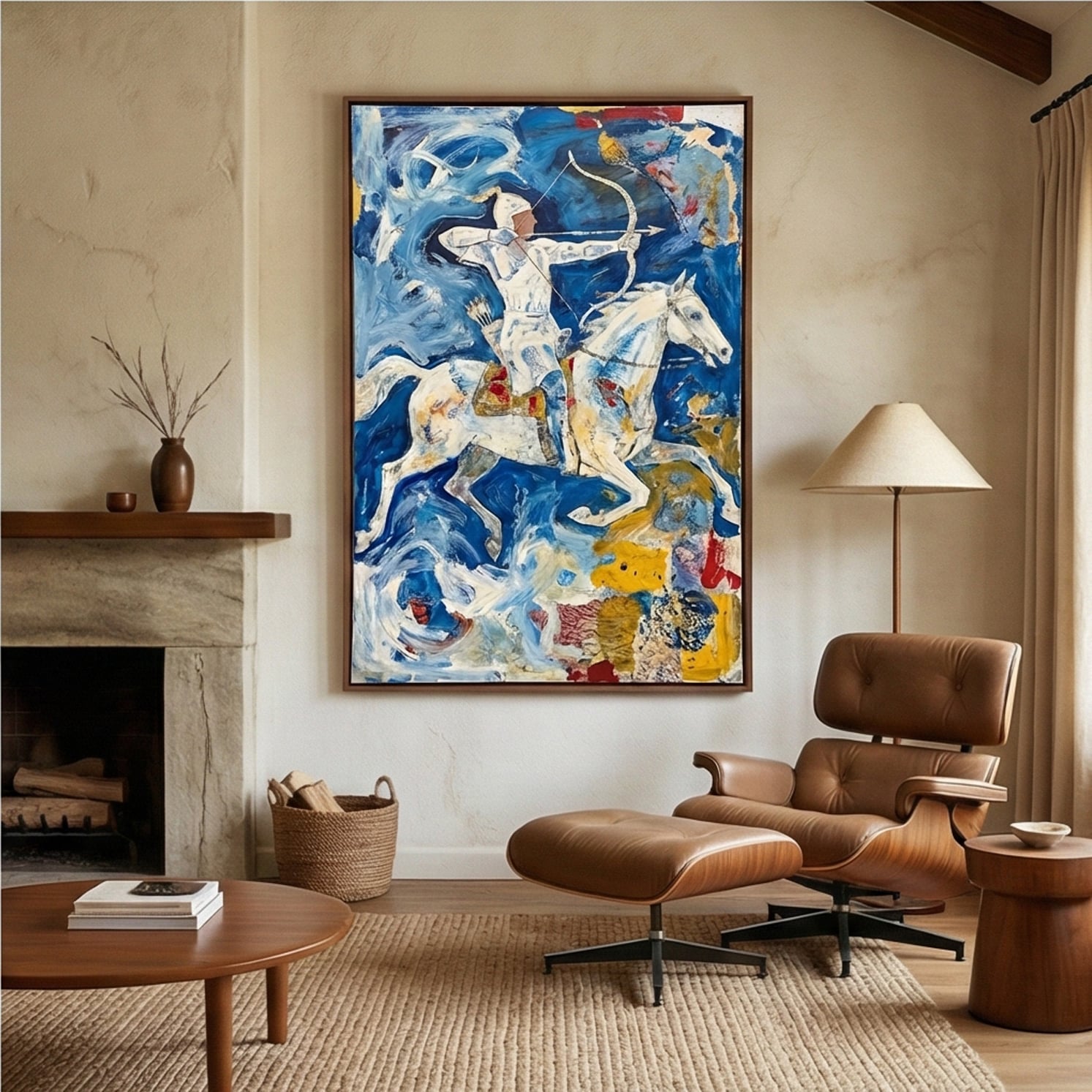 Surreal Art | Horse Archer Whimsical Surreal Wall Art