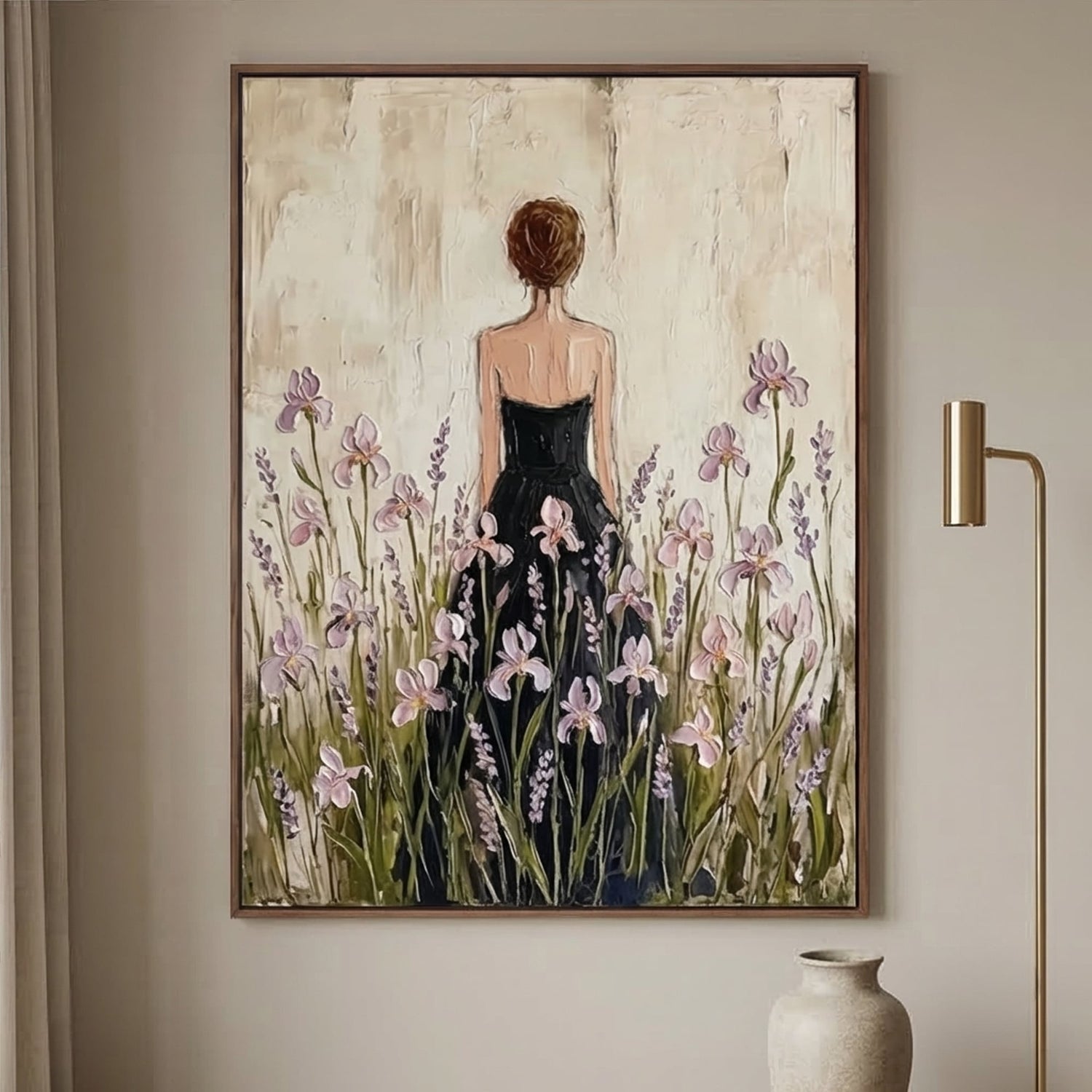 Impressionist Art | Iris Hush Floral Canvas Wall Decor