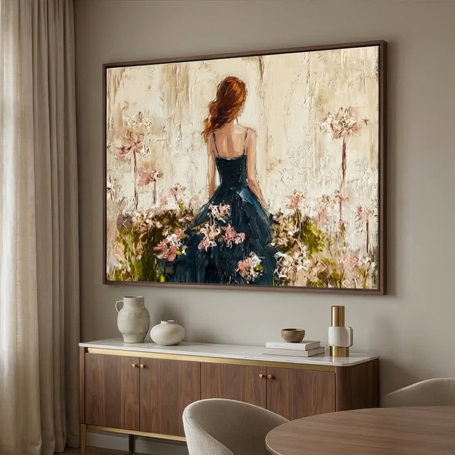 Impressionist Art | Ember Bloom Floral Canvas Wall Decor