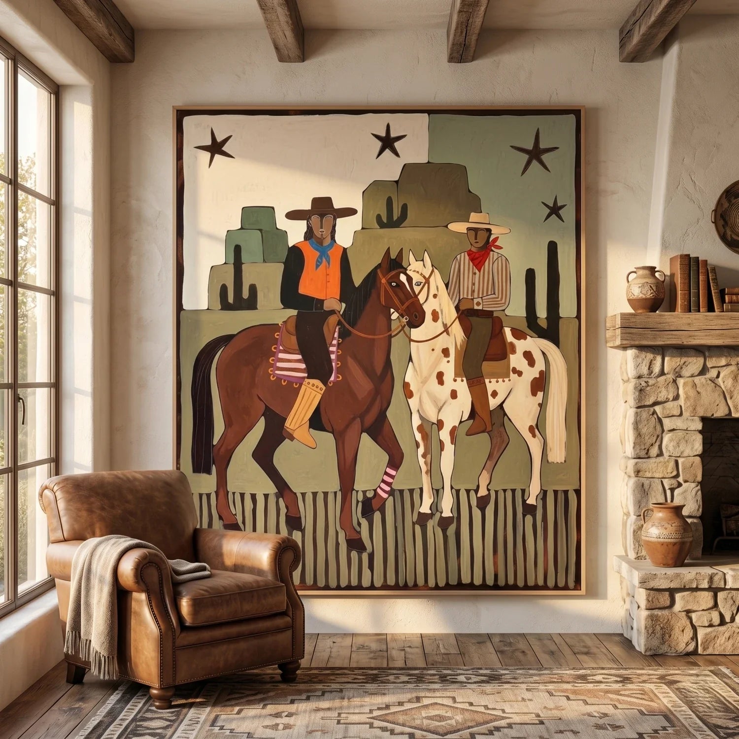 Vintage Americana Art | Where Dust Remembers Western Canvas Wall Decor