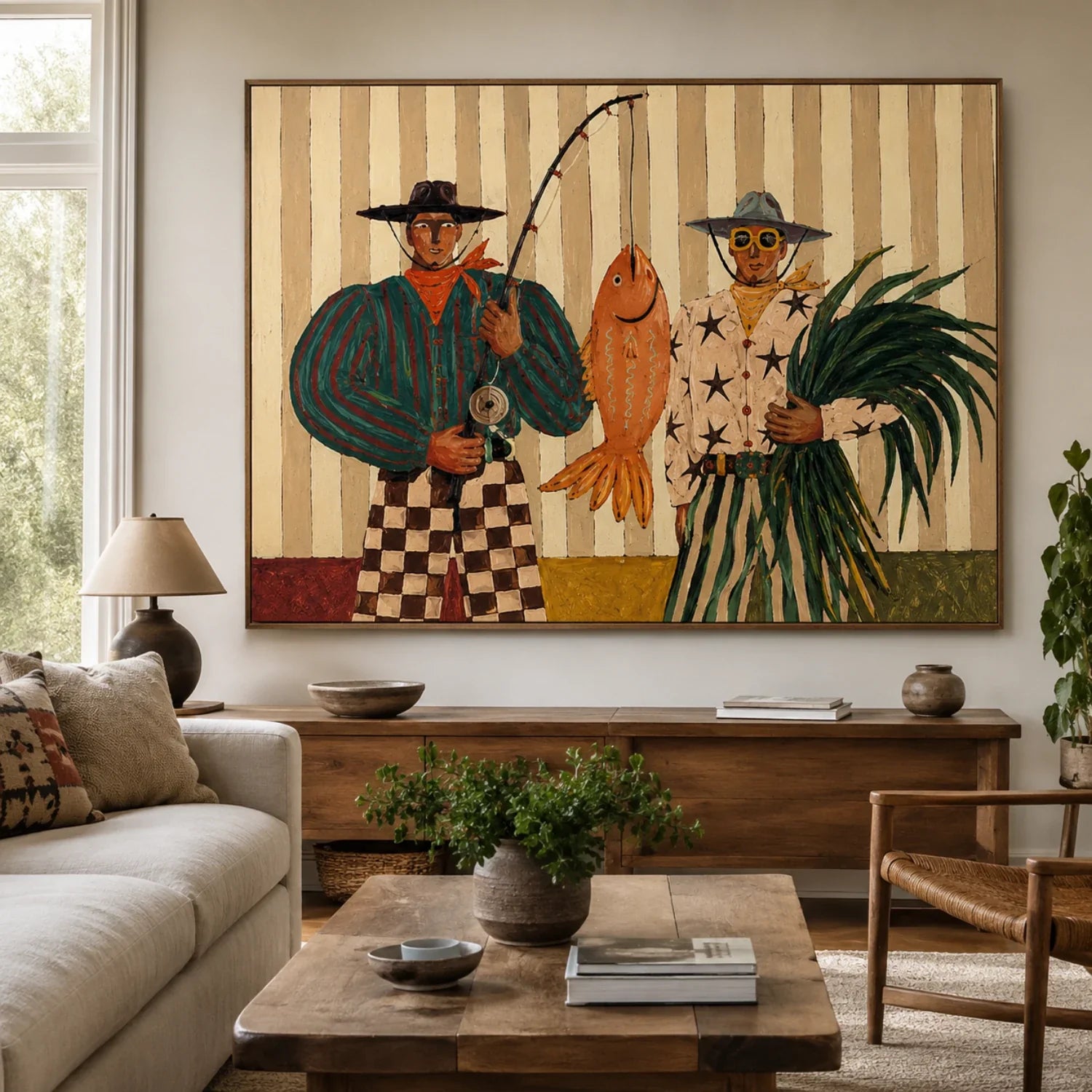 Vintage Americana Art | The Grammar of a Strange Harvest Cowboy Western Wall Art
