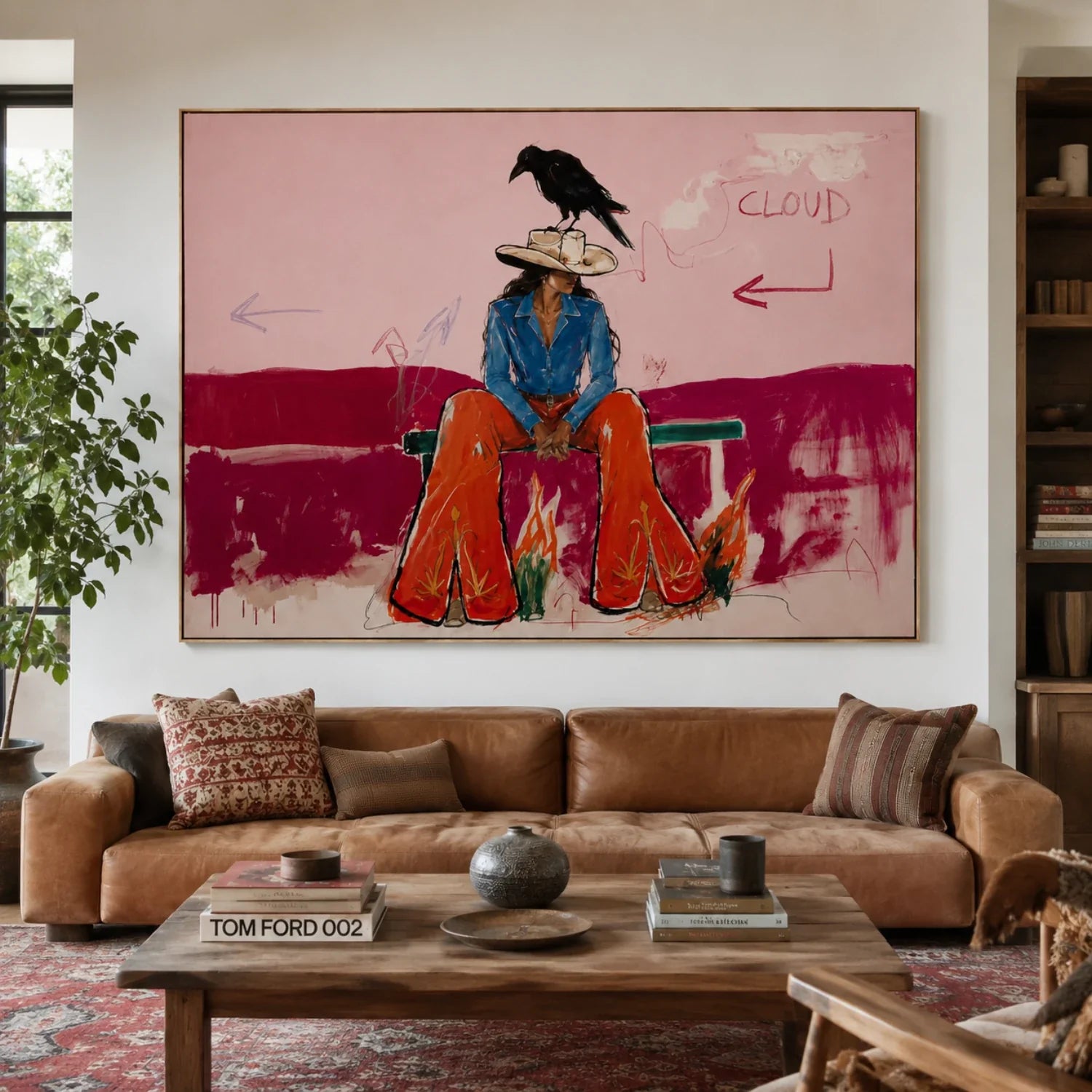 POP Art | Where the Raven Names the Sky Bold Canvas Wall Art