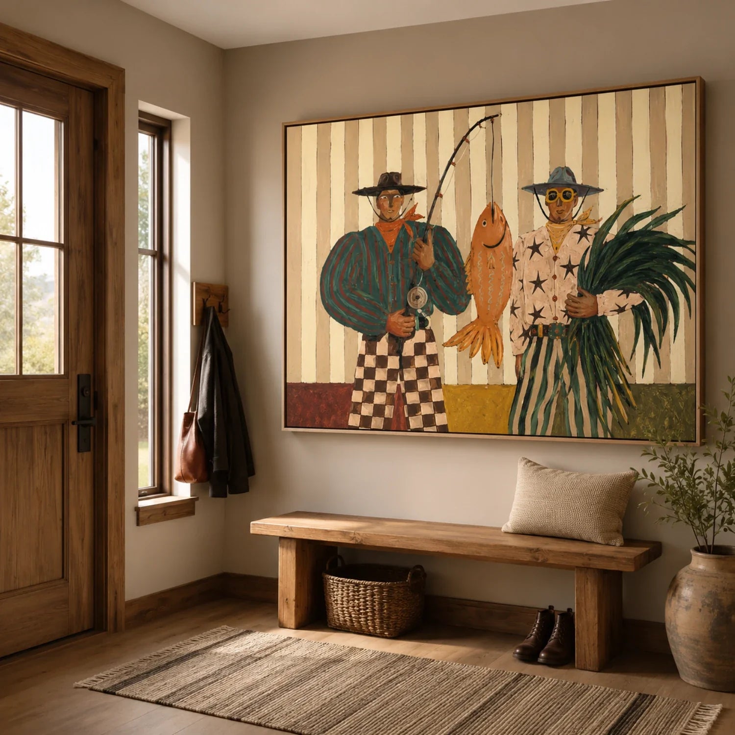 Vintage Americana Art | The Grammar of a Strange Harvest Cowboy Western Wall Art