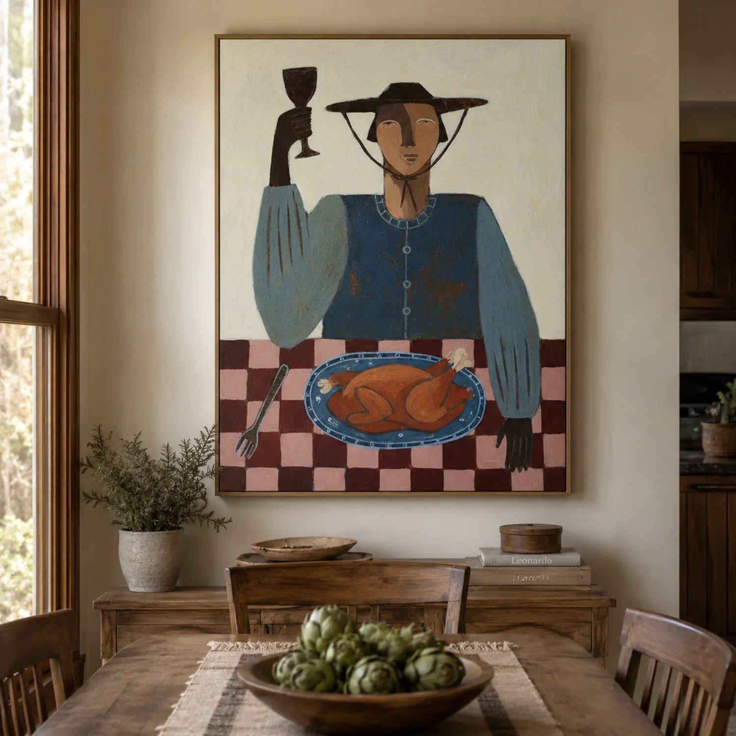 Vintage Americana Art | Toast to Harvest Western Lifestyle Wall Decor