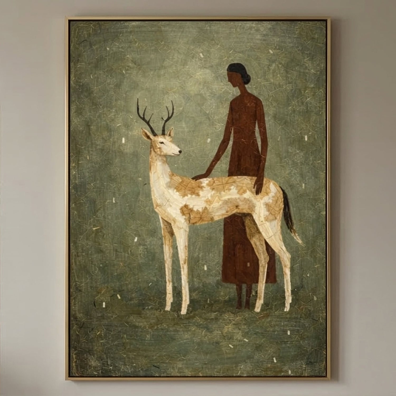 Vintage Americana Art | Silent Kinship Cowboy Western Wall Art