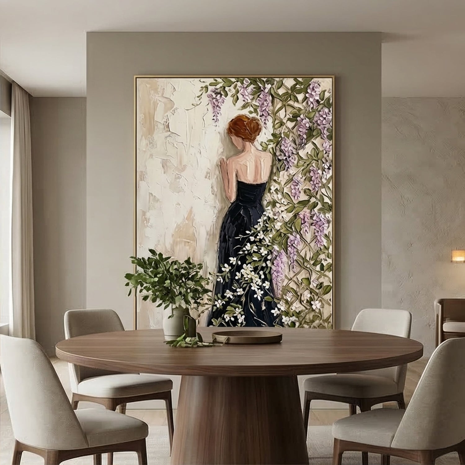 Impressionist Art | Violet Silence Canvas Landscape Wall Art