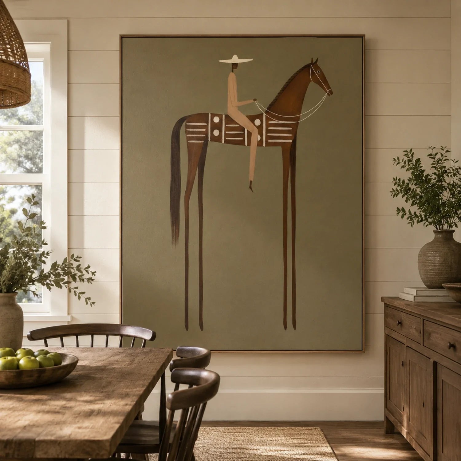 Vintage Americana Art | Still Reins Western Canvas Wall Decor